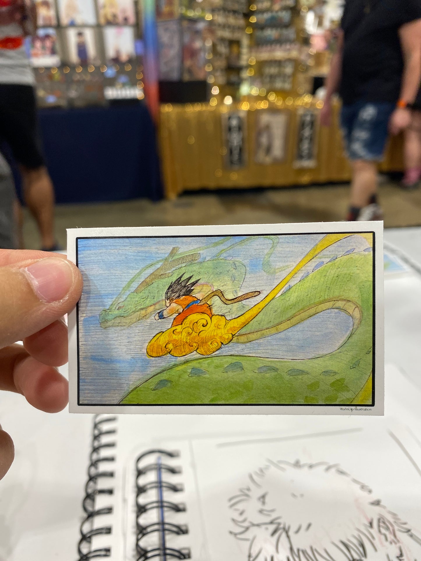 Dragon Ball Goku and Shenroj Sticker