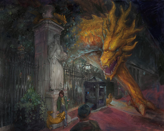 Dragons of NYC, 116th and Broadway, Columbia U.- 11x14” Print