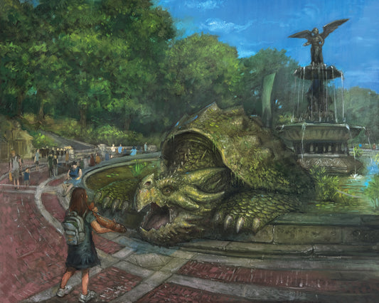 Dragons of NYC, Bethesda Fountain, Central Park - 11x14” Print