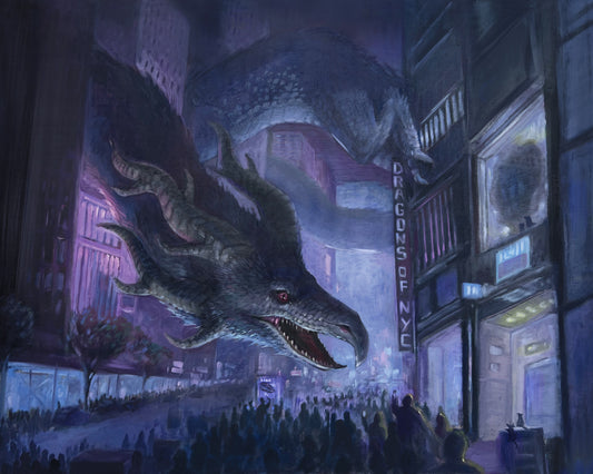 Dragons of NYC, Midtown 5th Ave - 11x14” Print